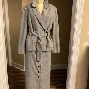 Spiegel Gray Skirt Set Vintage